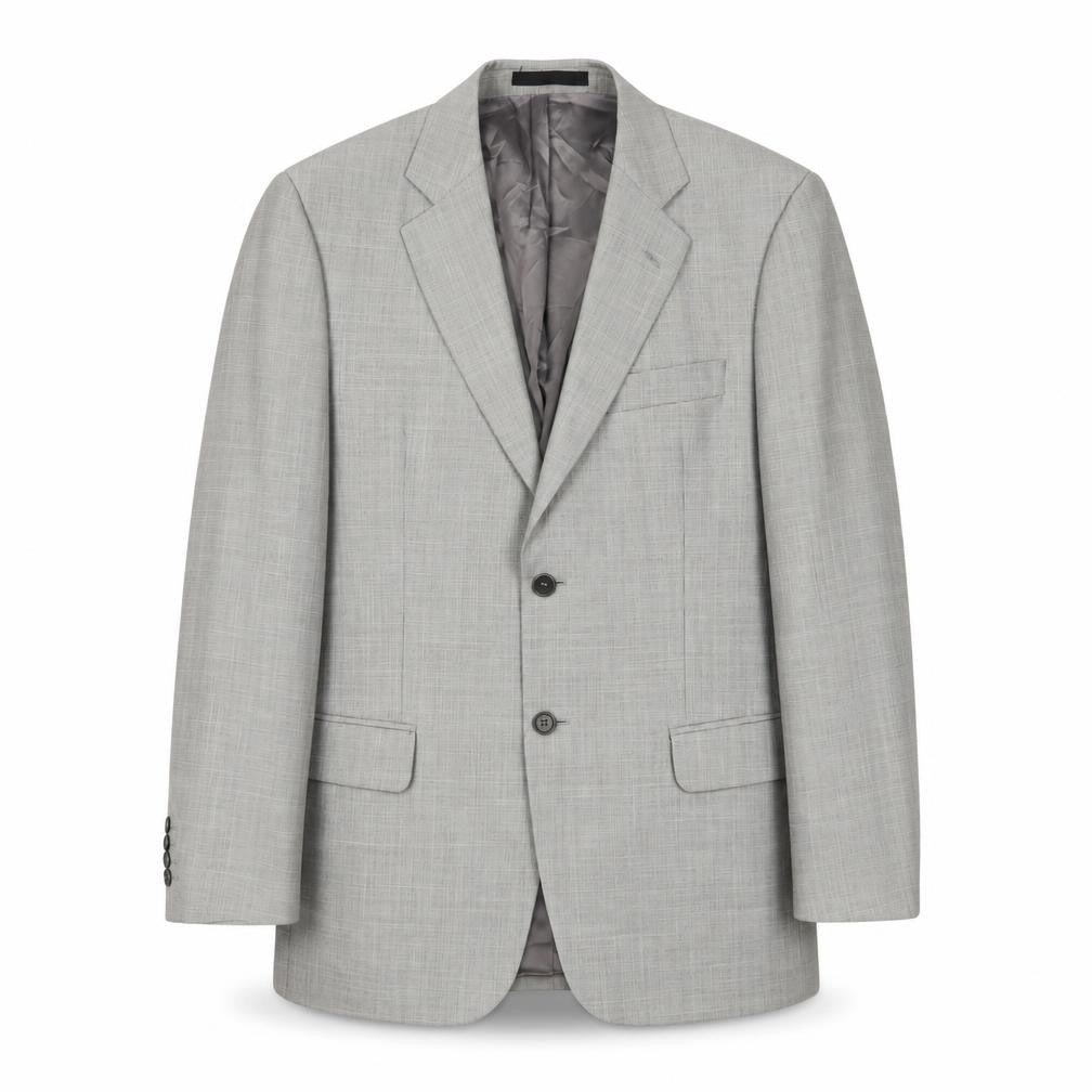 Marks and Spencer Mens Grey Wool Jacket Suit Jacket Size 40 Regular - Inside Pockets