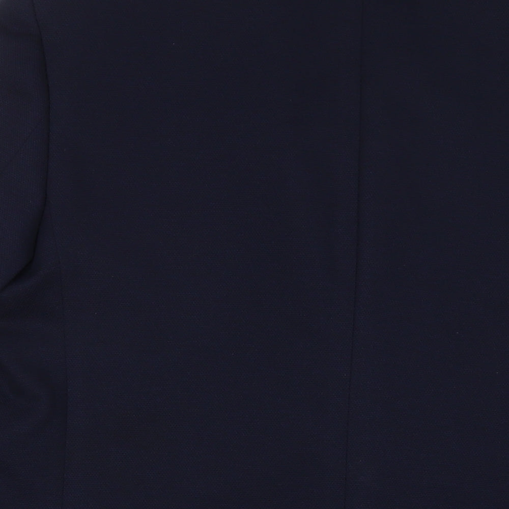 Marks and Spencer Mens Blue Polyamide Jacket Suit Jacket Size 44 Regular