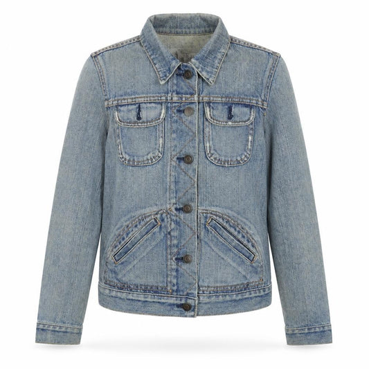 Warehouse Womens Blue Jacket Size 8 Button