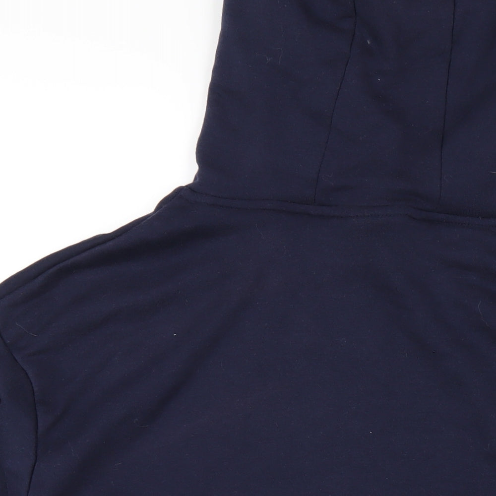 NFL Mens Blue Cotton Pullover Hoodie Size L - Patriots