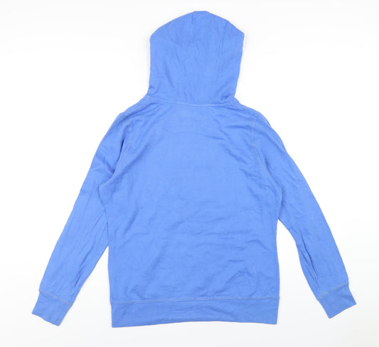NFL Womens Blue Cotton Pullover Hoodie Size M Pullover - Lions Football
