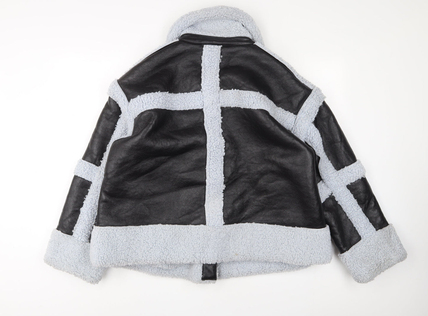 ASOS Womens Black Jacket Size 14 Snap