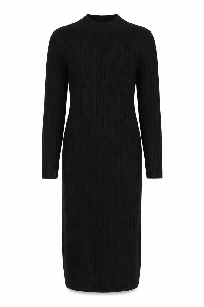 Marks and Spencer Womens Black Polyester Jumper Dress Size XS Round Neck Pullover