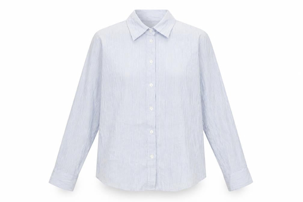 Womens UK Size 16 Alex & Co Blue Polyester Button-Up