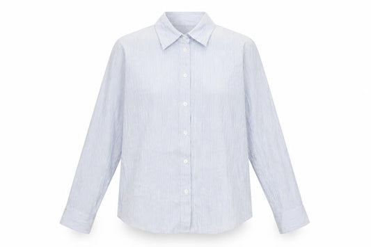 Womens UK Size 16 Alex & Co Blue Polyester Button-Up