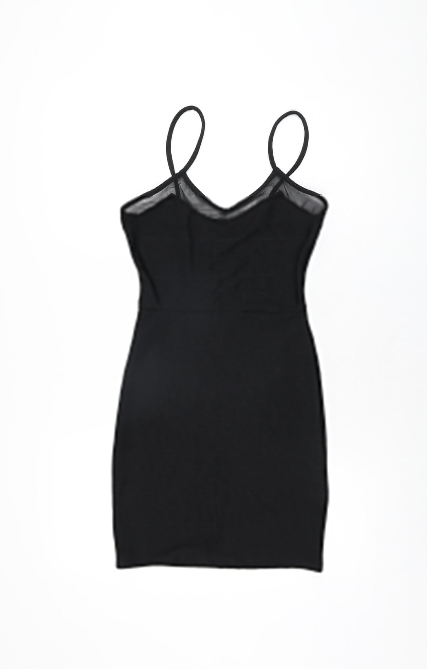Missguided Womens Black Polyester Bodycon Size 8 V-Neck Pullover
