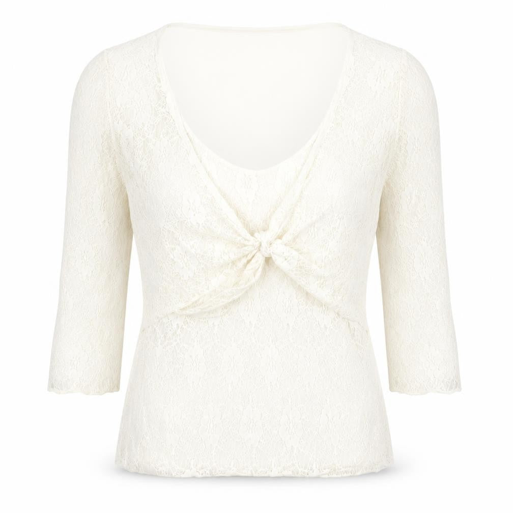 Womens UK Size 14 Dunnes Stores Ivory Nylon T-Shirt