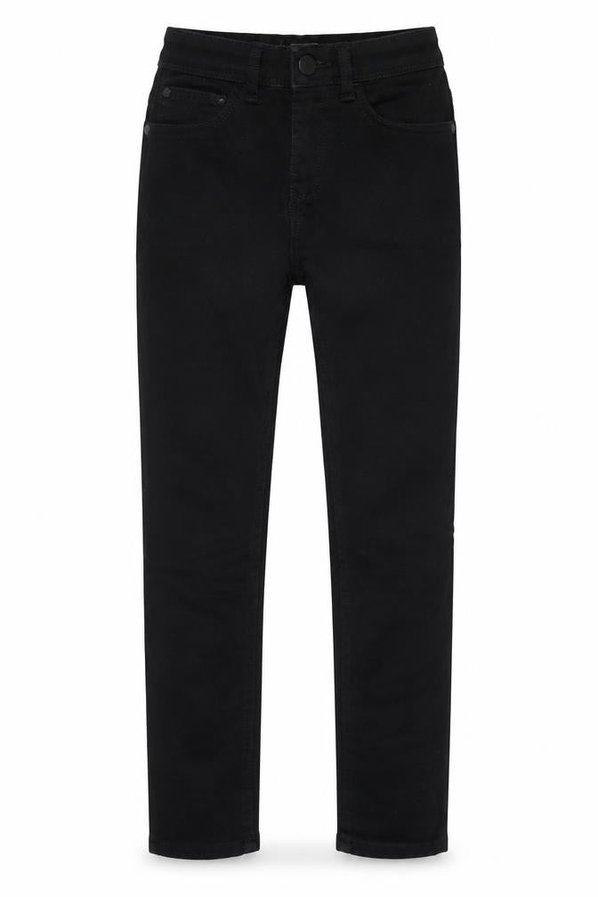 NEXT Girls Black Cotton Skinny Jeans Size 11 Years L24 in Regular