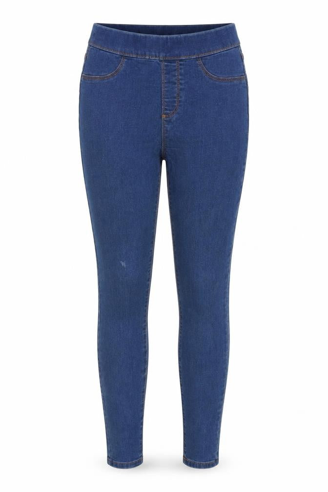 365 Denim Womens Blue Cotton Jegging Leggings Size 8 L27 in