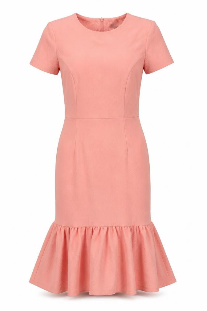 ASOS Womens Pink Polyester Mermaid Size 10 Crew Neck Zip