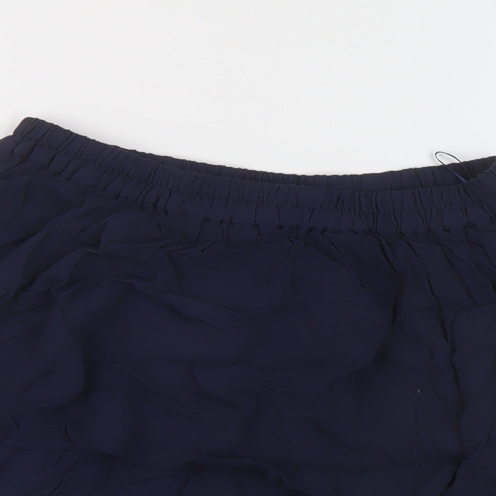 Soaked Womens Blue Polyester Mini Skirt Size XS