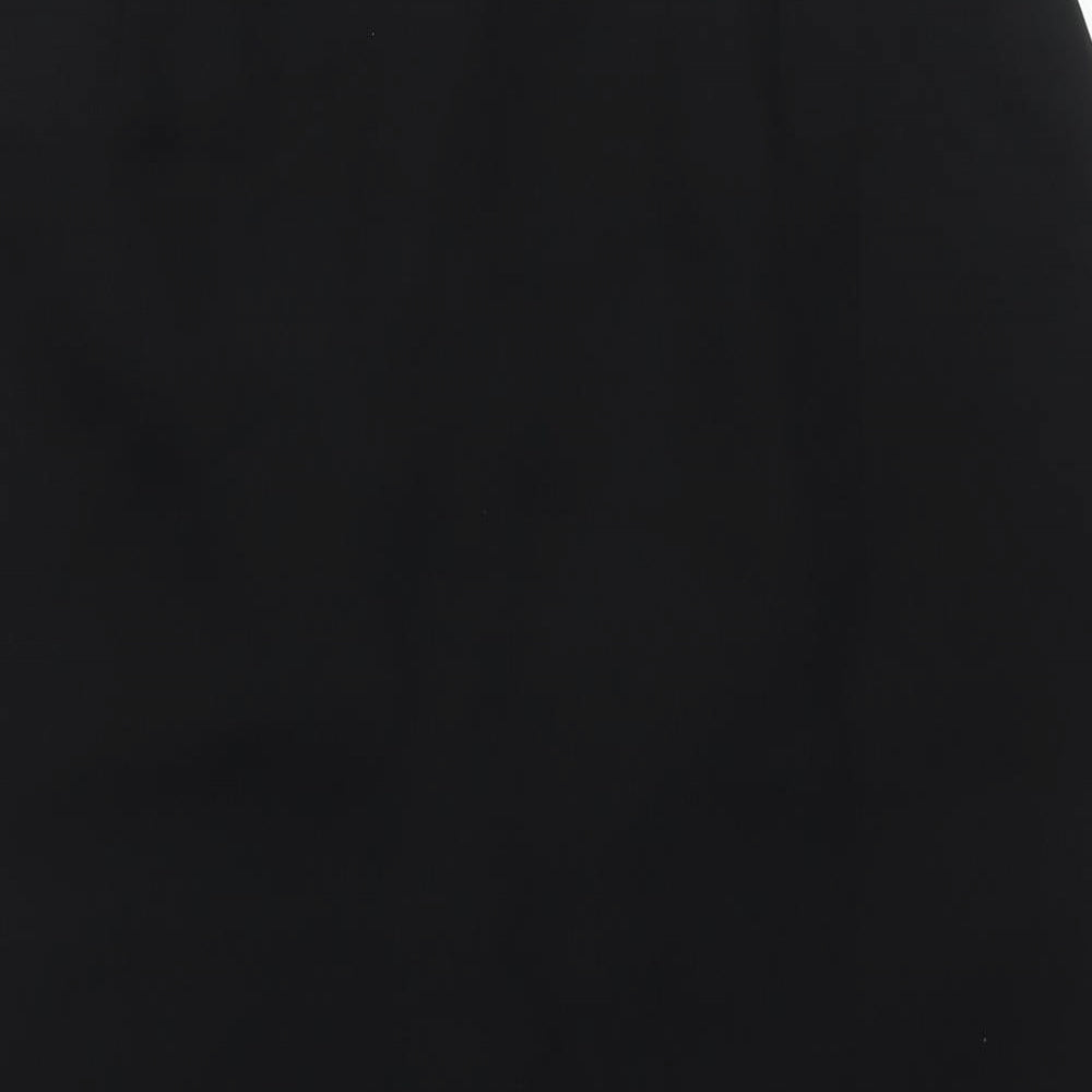 Casual Corner Annex Womens Black Acetate Straight & Pencil Skirt Size 14 Zip - Vented
