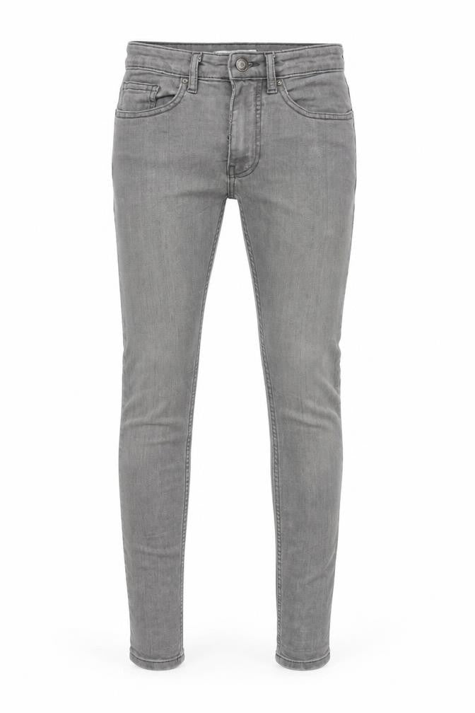 Topman Mens Grey Cotton Blend Skinny Jeans Size 28 in L30 in Regular