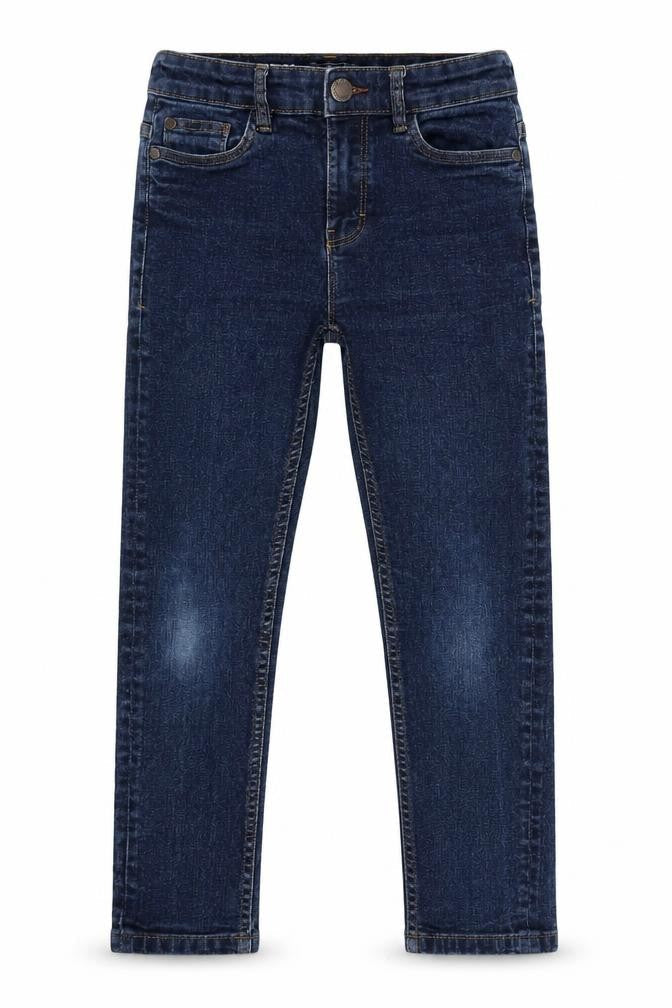 NEXT Girls Blue Cotton Skinny Jeans Size 9 Years L20 in Regular Zip