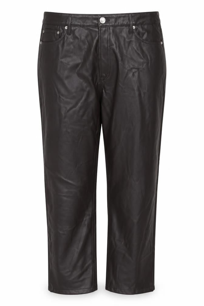 Marks and Spencer Womens Brown Polyester Trousers Size 18 L25 in Regular Zip - Short