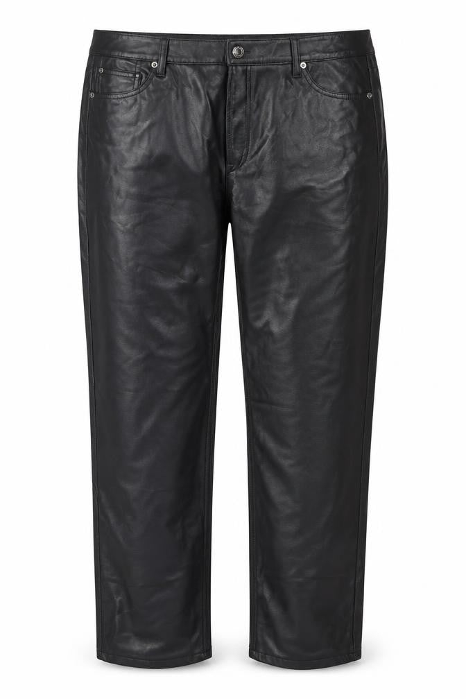 Marks and Spencer Womens Black Polyester Trousers Size 18 L29 in Regular Zip - Short