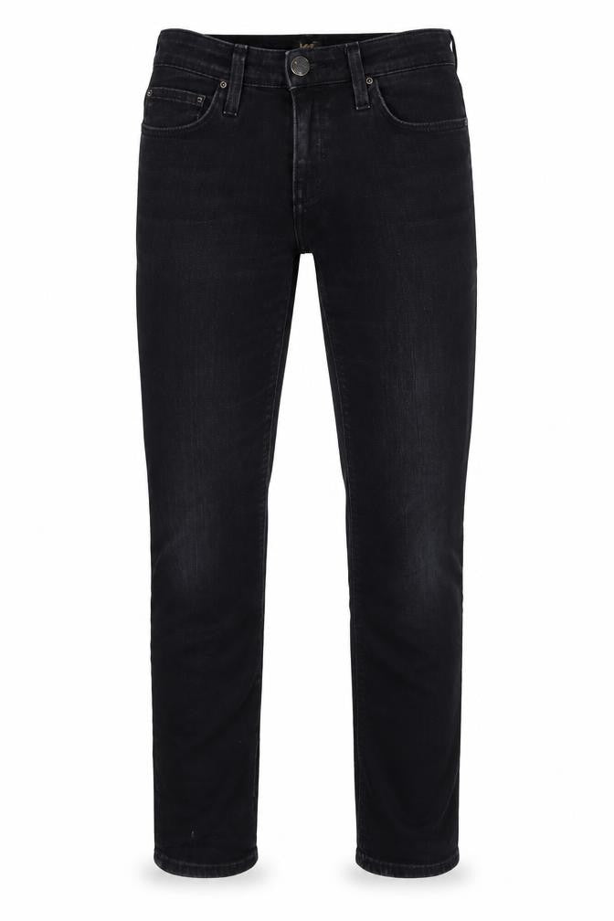 Lee Mens Black Cotton Skinny Jeans Size 27 in L30 in Regular Zip