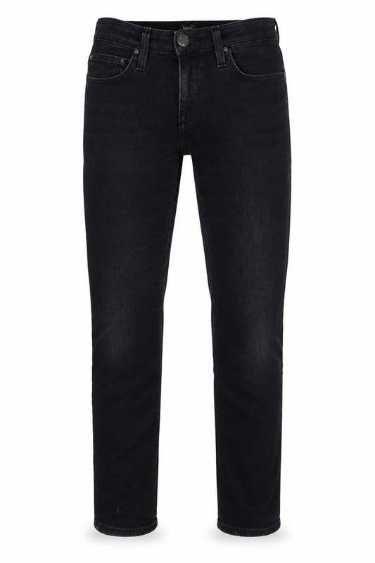 Lee Mens Black Cotton Skinny Jeans Size 27 in L30 in Regular Zip