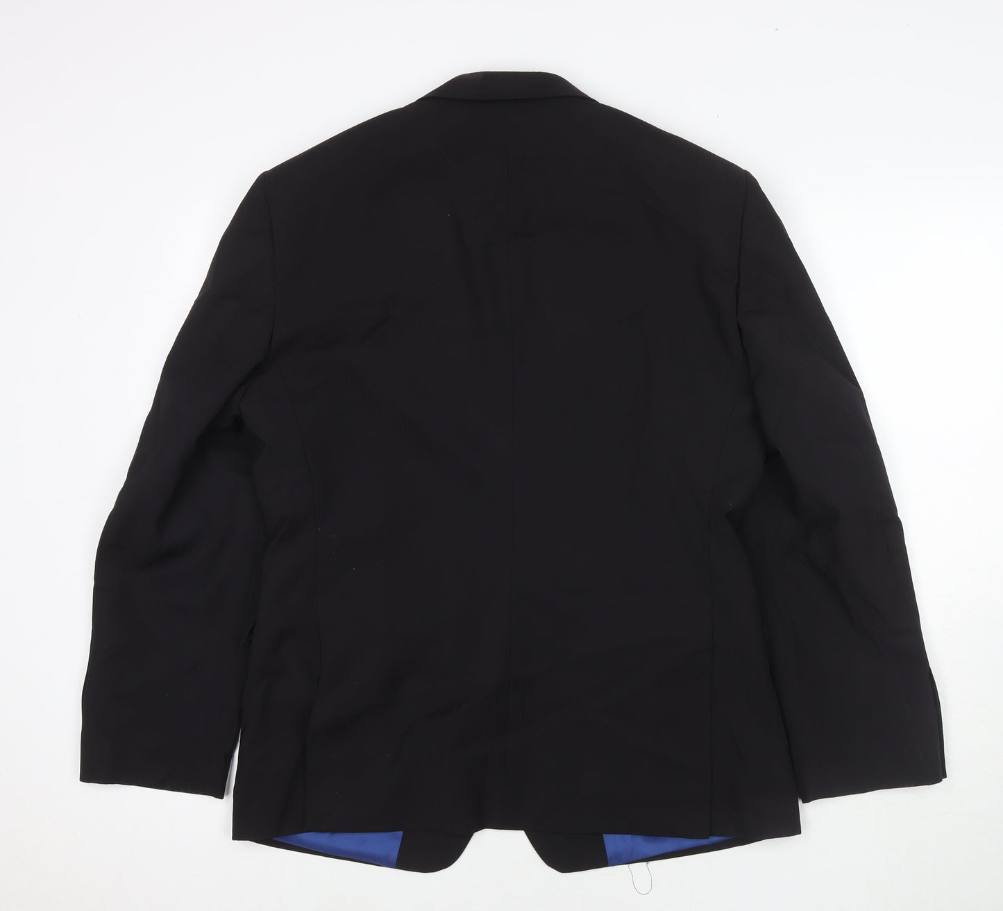 NEXT Mens Black Polyester Jacket Suit Jacket Size 40 Regular