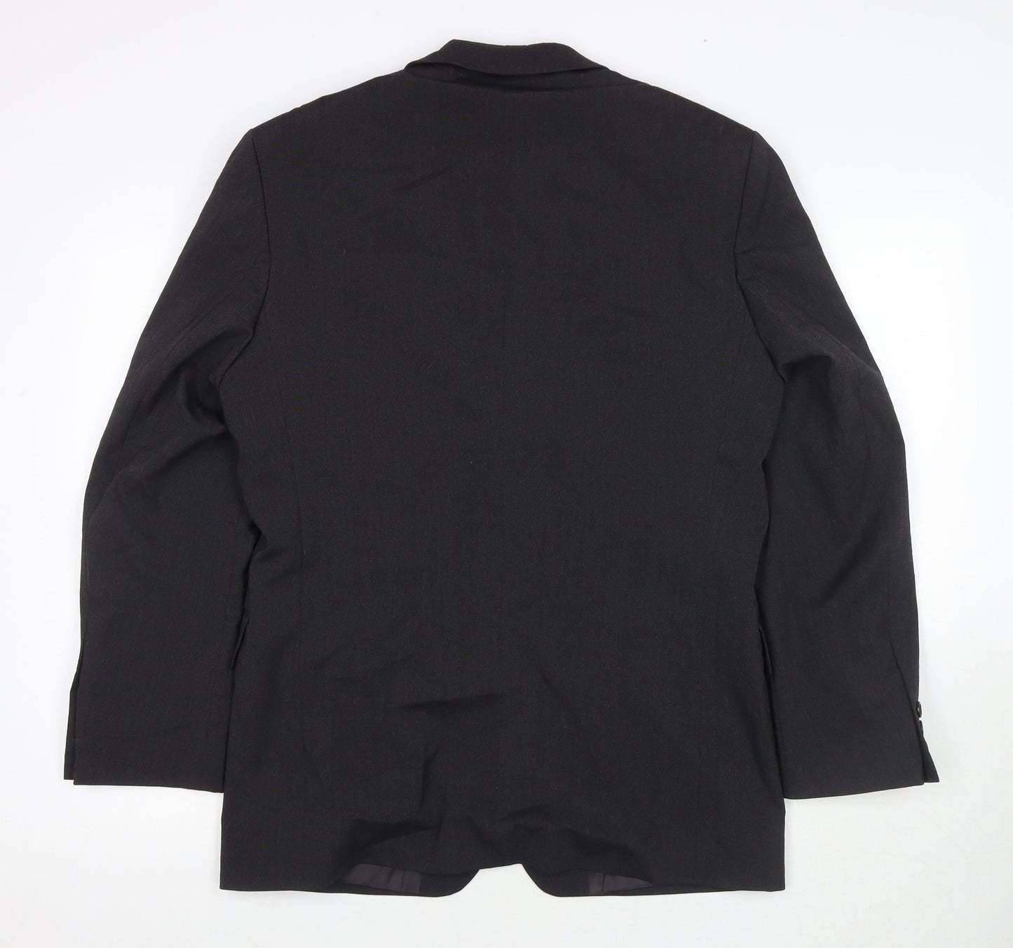 Burton Mens Black Polyester Jacket Suit Jacket Size 38 Regular