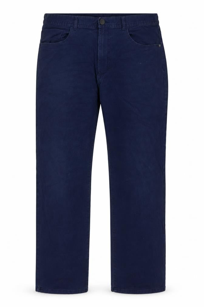 Dunnes Womens Blue Cotton Straight Jeans Size 36 in L32 in Regular Zip