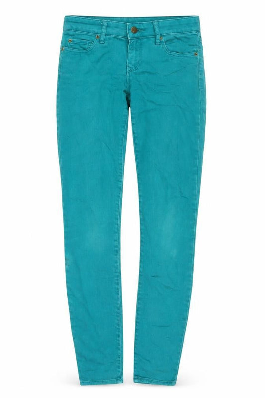 Gap Womens Blue Cotton Skinny Jeans Size 26 L32 in Regular Zip