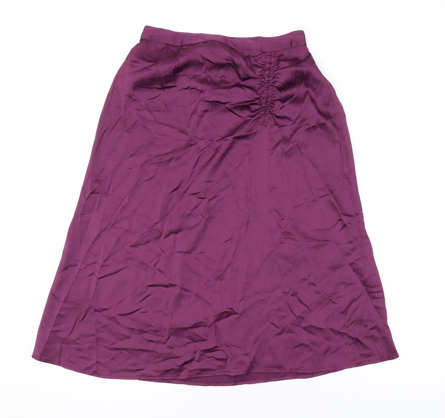 VERO MODA Womens Purple Polyester Swing Skirt Size S