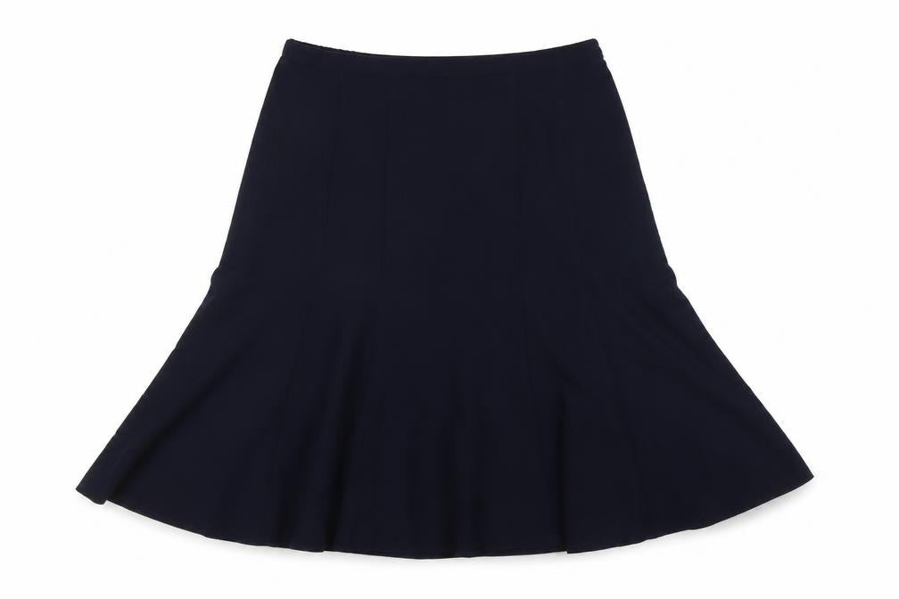 Cotswold Collections Womens Blue Polyester A-Line Skirt Size 14 Zip