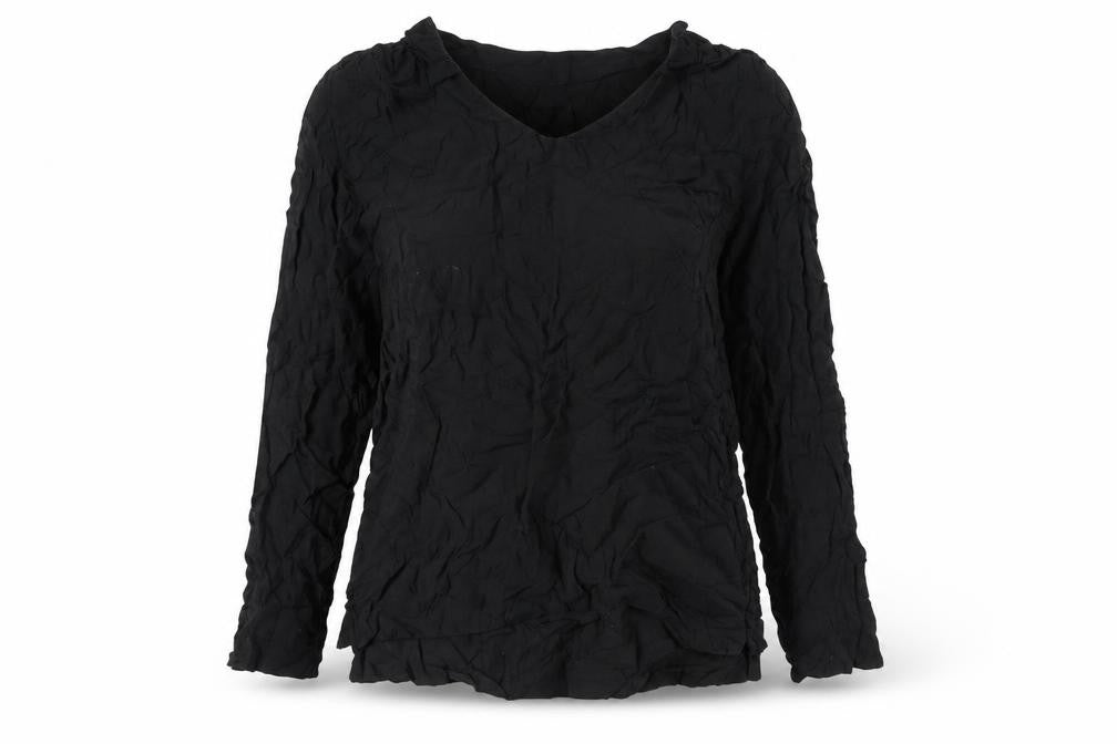 Womens UK Size S Gap Black Viscose Blouse