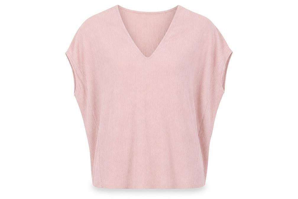 Womens UK Size M French Connection Pink Polyester T-Shirt