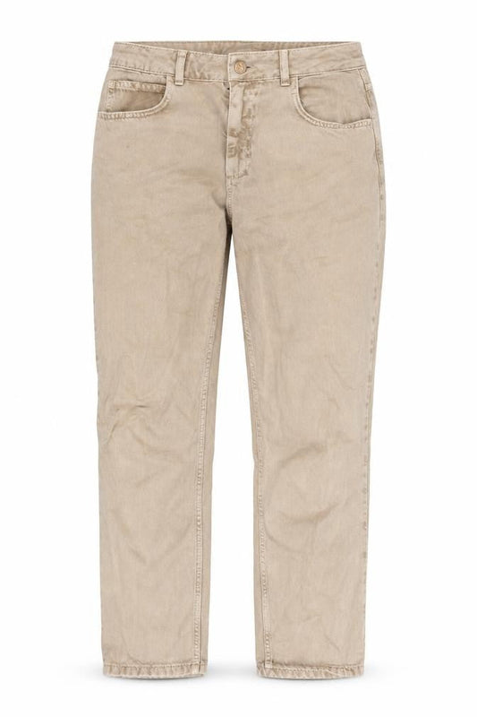 Reclaimed Vintage Womens Brown Cotton Straight Jeans Size 30 in L32 in Regular Zip - Vintage