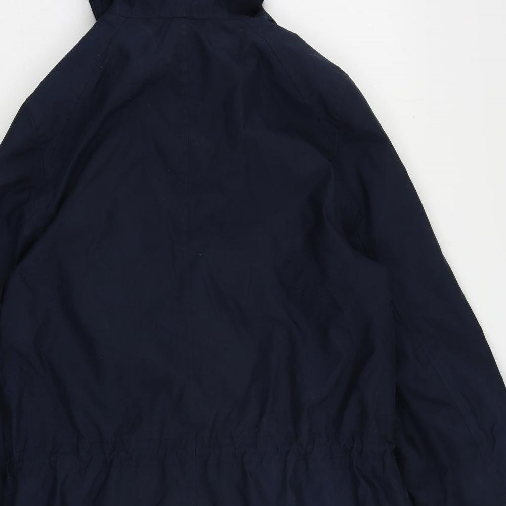 Timberland Womens Blue Jacket Size M Zip - Vintage Hooded