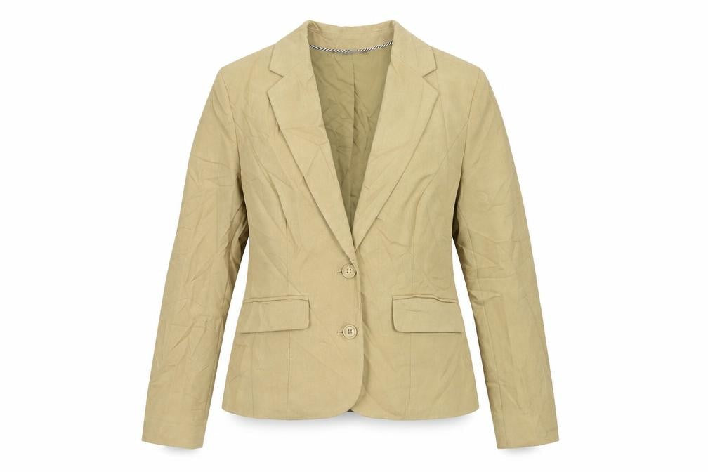 Marks & Spencer Womens Beige Jacket Blazer Size 8 Button