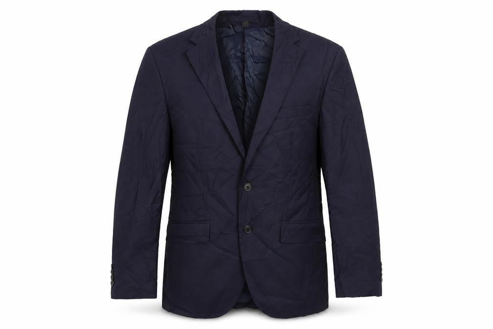 Marks and Spencer Mens Blue Polyester Jacket Suit Jacket Size 40 Regular