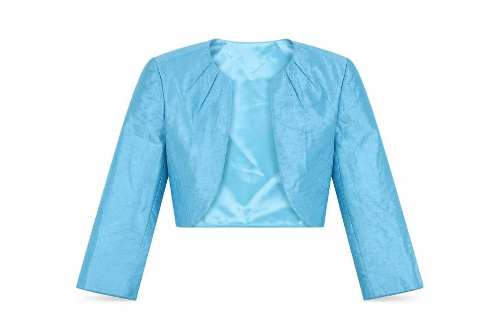 Michaela Louisa Womens Blue Jacket Size 8