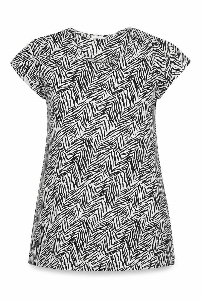 Marks and Spencer Womens Black Geometric Cotton Top Dress Size 14