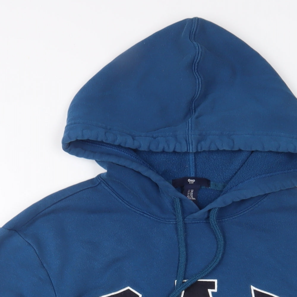 Gap Mens Blue Cotton Pullover Hoodie Size XS