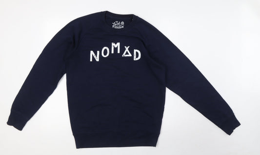 Stanley Mens Blue Cotton Pullover Sweatshirt Size XS - Nomad