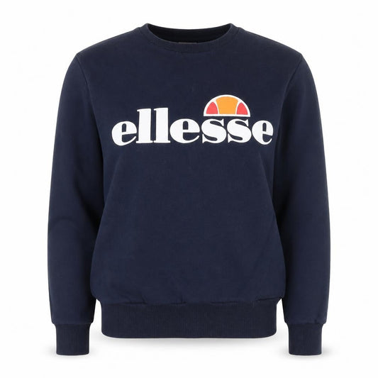 Womens UK 8 Regular ellesse Blue Pullover Sweatshirt