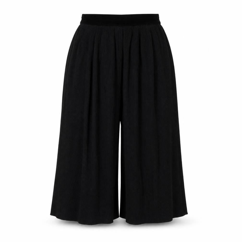 Zara Womens Black Polyester Capri Trousers Size XS L21 in Regular