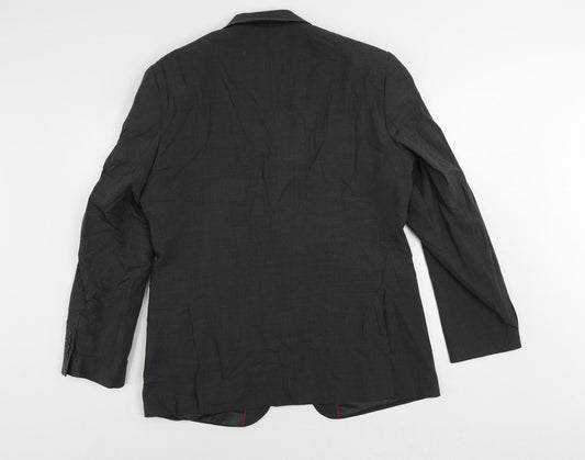 Marks and Spencer Mens Grey Wool Jacket Suit Jacket Size 42 Regular