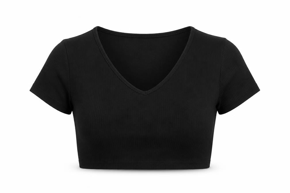 Womens UK Size XL Cider Black Polyester T-Shirt