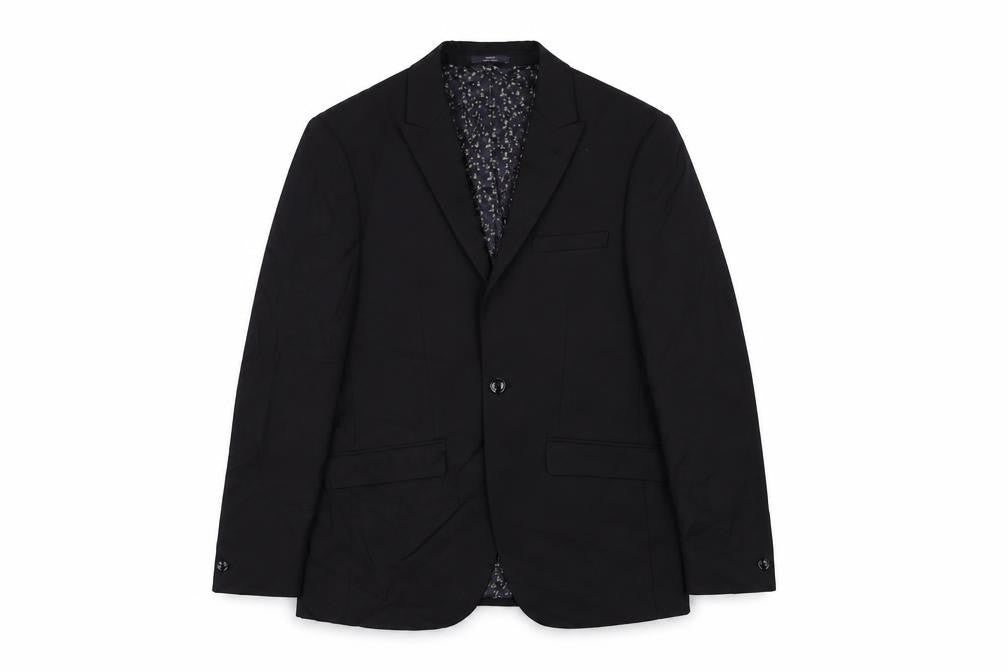 Marks and Spencer Mens Purple Polyester Jacket Suit Jacket Size 34 Regular