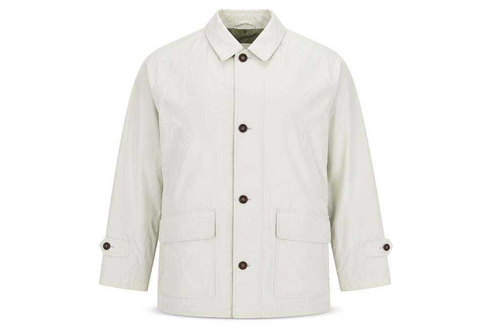 Dannimac Mens Beige Bomber Jacket Jacket Size M Zip