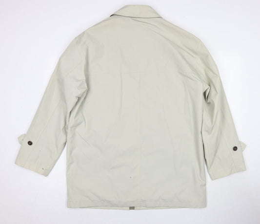 Dannimac Mens Beige Bomber Jacket Jacket Size M Zip