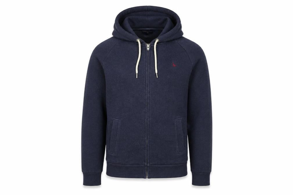 Mens UK S Regular Jack Wills Blue Full Zip Hoodie