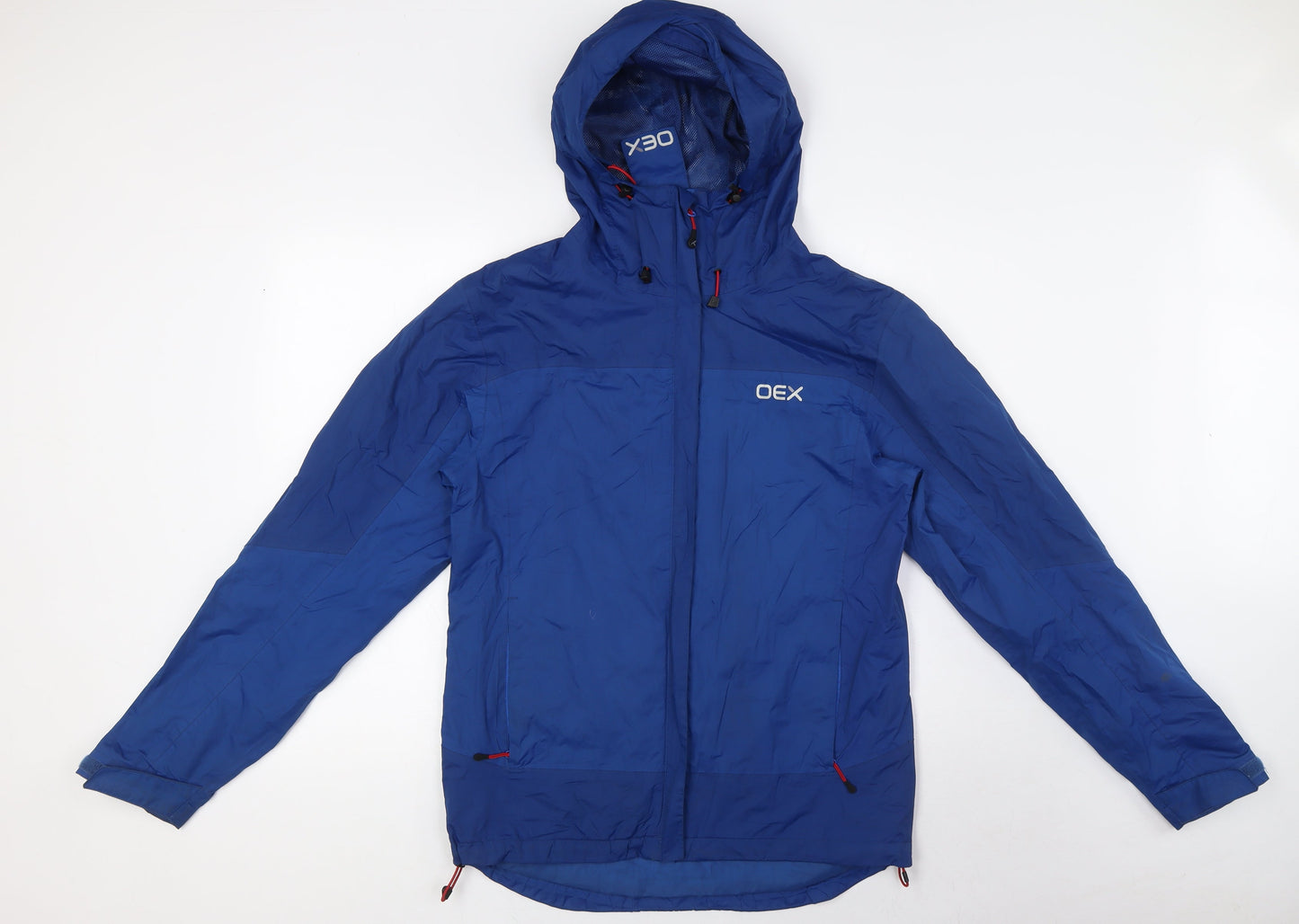 QEX Womens Blue Jacket Size XS Zip