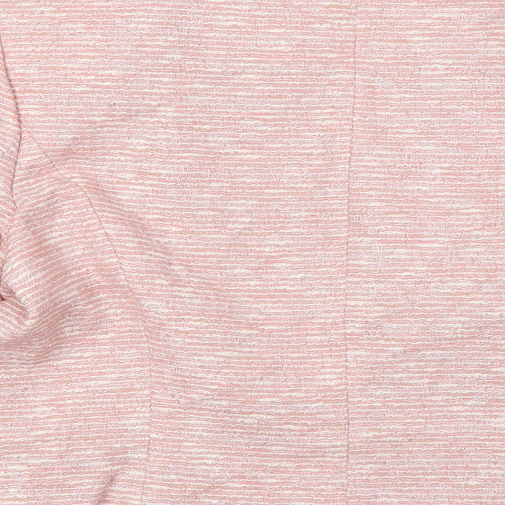 Minuet Petite Womens Pink Jacket Size 12