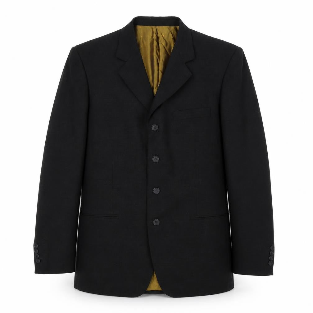 Zero Venturi Mens Grey Wool Jacket Suit Jacket Size 40 Regular