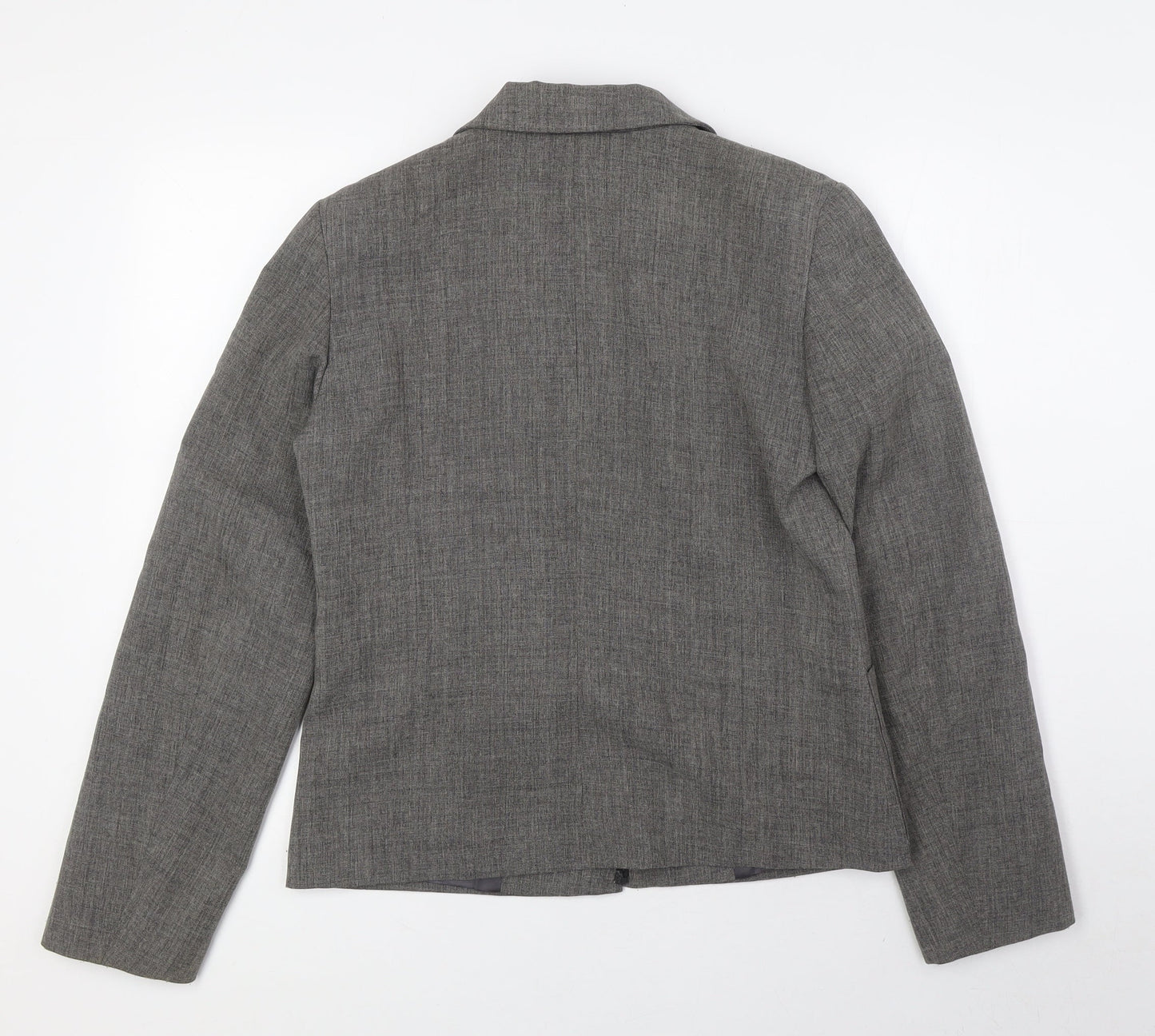 Zara Womens Grey Jacket Size 10 Zip
